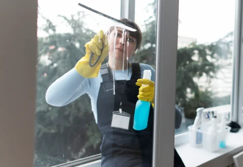 Nettoyage de vitres intérieures et extérieures à Maringes